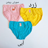 شورت نخی بچگانه دخترانه تکعددی برند H&M طرح کارتونی فانتزی رنگی مناسب سن ۶ تا ۱۰ سال با کیفیت عالی