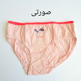 شورت بچگانه دخترانه نخی اسلیپ سفید و صورتی و طوسی طرح اسب تک شاخ یونیکورن و پونی و قلب سایز ۶ تا ۱۰ سال