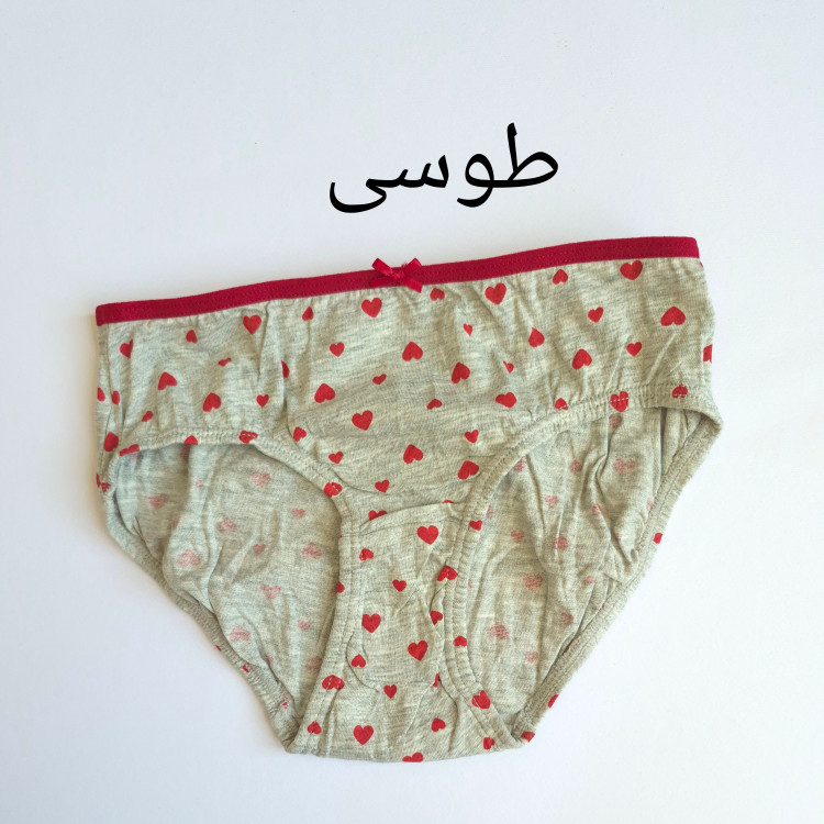 شورت بچگانه دخترانه نخی اسلیپ سفید و صورتی و طوسی طرح اسب تک شاخ یونیکورن و پونی و قلب سایز ۶ تا ۱۰ سال